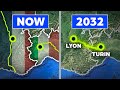France S 26BN New Railway To Italy