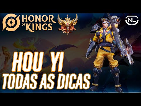 Honor of Kings Hou Yi SEJA O MELHOR - TODAS AS DICAS - ADC BOT LINE
