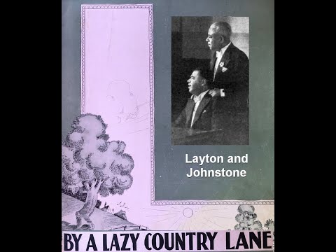 By A Lazy Country Lane by Layton and Johnstone, 1931