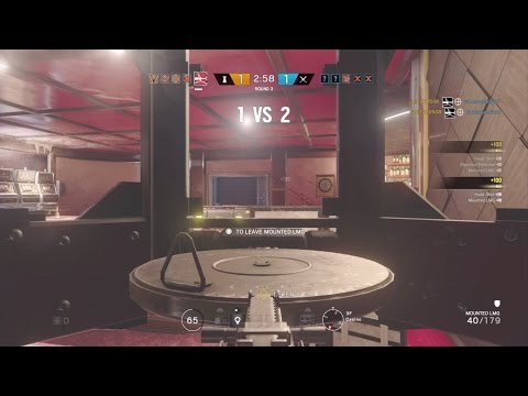 Lord Tachanka 1v5 clutch + Ace | Rainbow Six Siege