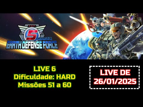 EDF 5 - HARD - LIVE 6 - Caçando medalhas no Offline Mission