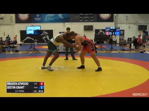 125 1/2 Final - Braden Atwood (Sunkist Kids WC) vs. Justin Grant (NYAC)