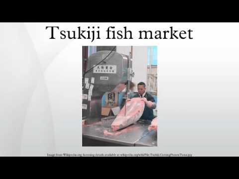 Tsukiji fish market