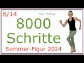 6 14 65 Min Cardio Training Mit 8000 Schritten Ca 500 Kcal Verbrennen Ohne Geräte Im Stehen