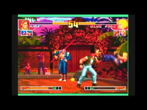 the king of fighters collection the orochi saga psp gameplay