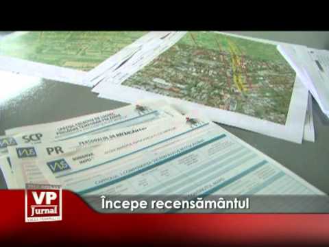 Începe recensământul
