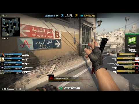 ESEA MDL SEASON 32 EUROPE AVANGAR VS JAPALENO | DUST 2 | CSGO 2019