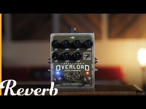 EHX Electro Harmonix Operation Overlord Allied Overdrive Guitar Effects Pedal image 2