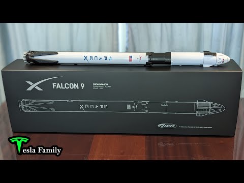 Estes New SpaceX Falcon 9 Model Rocket Unboxing