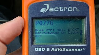 P0776/P0741 2006 Honda Odyssey HOW TO REPLACE TRANSMISSION SHIFT SOLENOID A & B