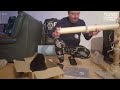 Unboxing Dimaka 74cm Tall Cat Scratching Post Set Up And My Cat Silence Review From Amazon