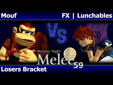 MNM 59 Melee - Mouf (DK, Peach) vs FX | Lunchables (Roy, Young Link) - Losers Bracket