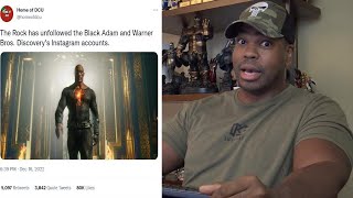 The Rock Just Unfollowed the WB and Black Adam Instagram Pages!