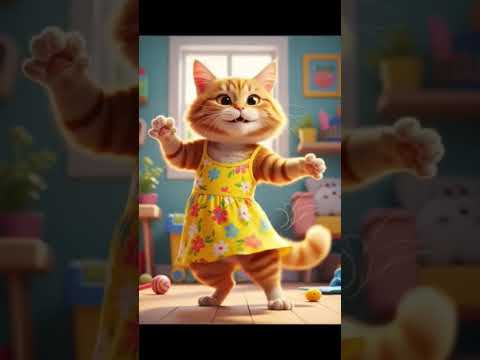cat funny dance beautiful funny video #pet #foryou #viralvideos
