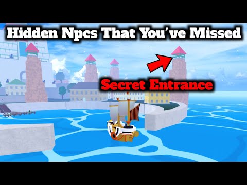 Blox Fruits 5 Hidden Npcs That You've Missed In The First Sea (ROBLOX)