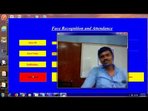Multiple Face detection and attendance