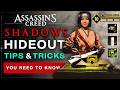 Assassin's Creed Shadows - Things I Wish I Knew BEFORE Building The Hideout (Tips & Tricks)