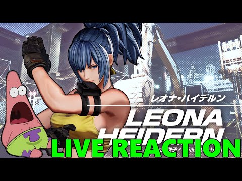KOF XV LEONA HEIDERN Trailer - LIVE REACTION