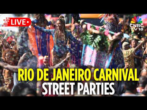 Brazil Carnival LIVE: Pre-Carnival in Rio de Janeiro | Vem Cá Minha Flor Street Parade Brasil | N18G