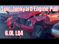 Solo Junkyard LS Engine Pull Solo Junkyard LS Engine Pull
