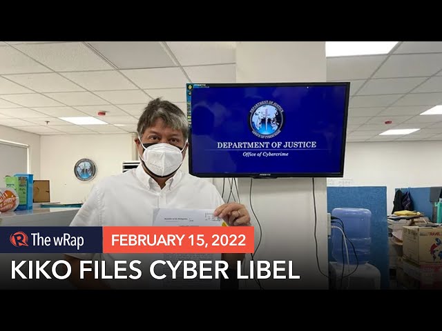Pangilinan files cyber libel complaint vs YouTube channel Maharlika