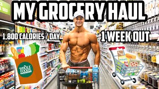 MY GROCERY HAUL 1 WEEK OUT!! | 8 Days Out NPC Nationals
