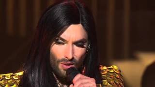 Conchita performs Rise Like a Phoenix - Sydney Opera House