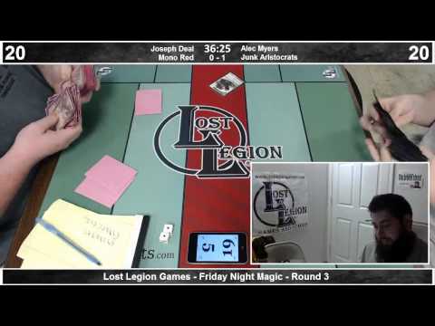 Lost Legion FNM - R3 - Mono Red vs Junk Aristocrats - 6/14/13