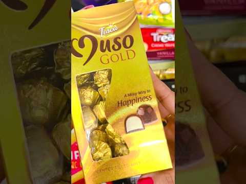 Unboxing Tosca Muso Gold Milk Chocolates | Chocolate Review #shorts