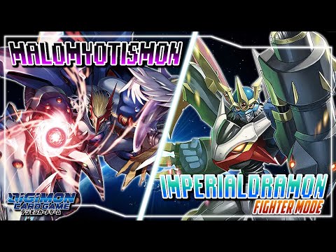 Digimon Card Game : MaloMyotismon (Purple) VS Imperialdramon (Green) [BT-16]