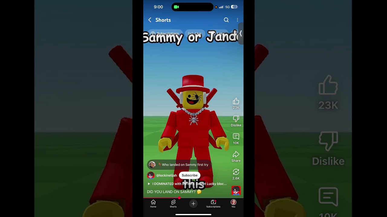 I landed on it boiiiiii