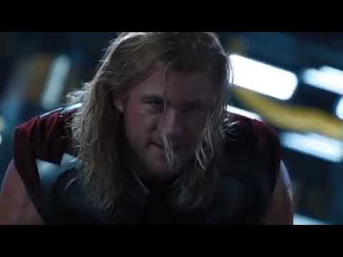 Hulk vs Thor fight video scene