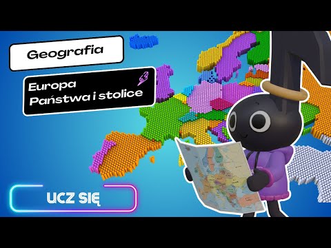 Mapa Polityczna Europy – Piosenka Edukacyjna | Nutka Nela uczy geografii