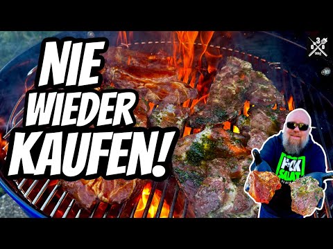 Nie wieder kaufen I NACKENSTEAKS selber marinieren ROT und GRÜN - 030 BBQ