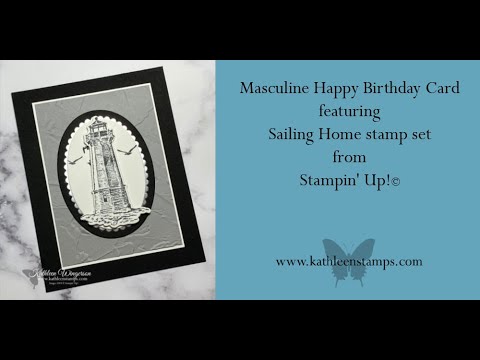 Masculine Sailing Home Birthday