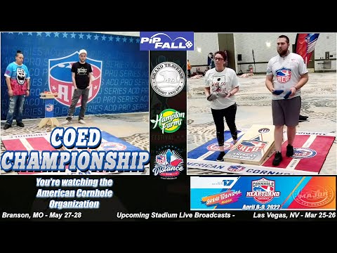 COED CORNHOLE CHAMPIONSHIP FROM THE ACO GRAND TRAVERSE MAJOR/GRAND TRAVERSE RESORT & SPA IN MICHIGAN