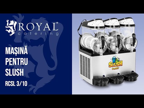 video - Mașină pentru slush - 3 x 12 L - LED
