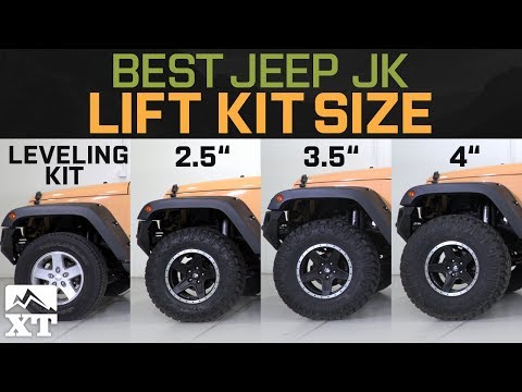 Jeep Wrangler JK Leveling Kit vs 2.5" vs 3.5" vs 4" - How To Select The Best Jeep Lift Kit