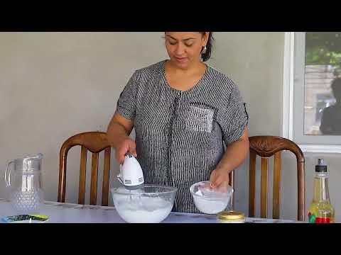 Azerbaijani Breakfast Pavlova Cake Jamli Buns Village Life of a Young Family