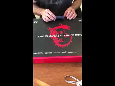 Unboxing of my MSI GT72 6QE Dominator Pro gaming laptop.