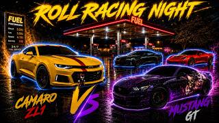 ROLL RACING - 2650 MAGGIE ZL1 VS ROUSH MUSTANG, TWIN TURBO ZL1, TURBO S650, VMP S550, M4, G8X, Z06