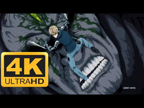 Bang, Bomb, and Genos vs Centichoro English Dub [2160p] (60FPS)