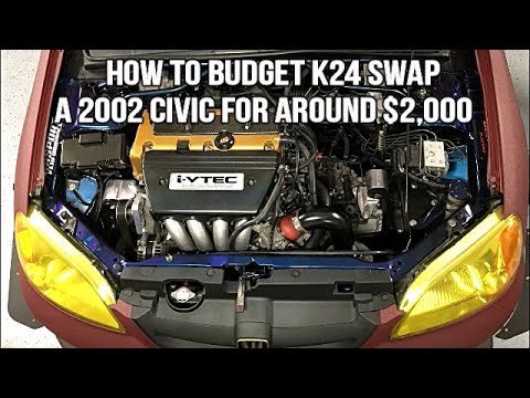 How i K-Swapped My 02 Civic For $2,000