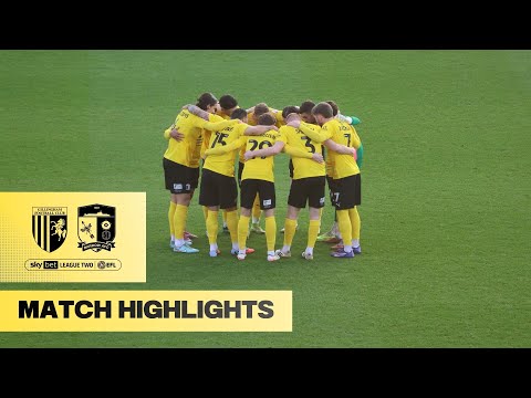 25/26 Highlights: Gillingham 2-2 Barrow AFC