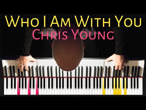 Who I Am With You | Chris Young (piano cover) [SeeMusic Synthesia-style Tutorial] Scott Willis Piano