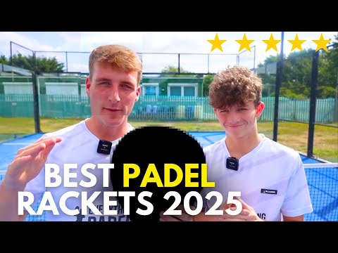 TOP 5 BEST Padel Rackets 2025! (Our Favourites)