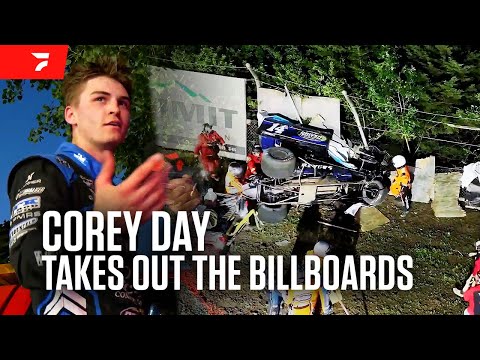 Corey Day Launches Into Billboard | 2025 Kubota High Limit Racing at Eagle Raceway