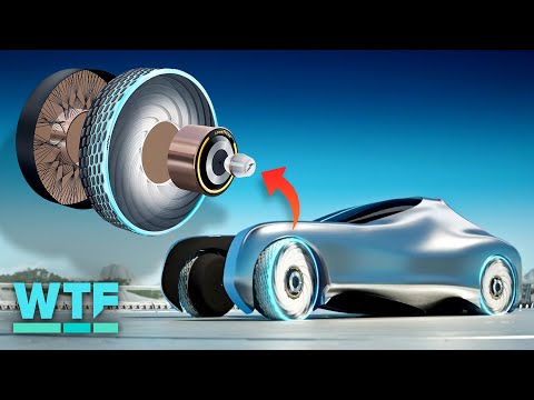 The concept tire of the future can repair itself (regenerating tire first look)