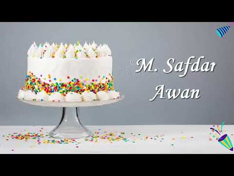 Muhammad Safdar Awan Birthday Cake | Happy Birthday Muhammad Safdar Awan | Wishes for You