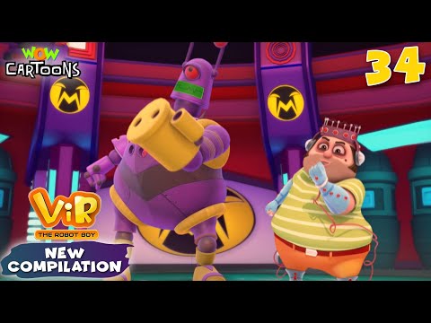Vir The Robot Boy in Hindi: New Compilation 34 | Animated Series | Wow Cartoons